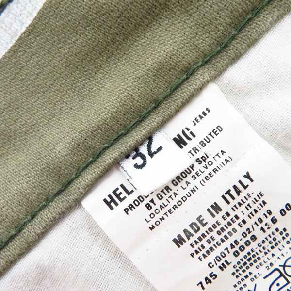 実際に弊社で買取させて頂いたHELMUT LANG/ヘルムートラング 99年 囚人パンツ プリズナーデニム 32の画像 3枚目