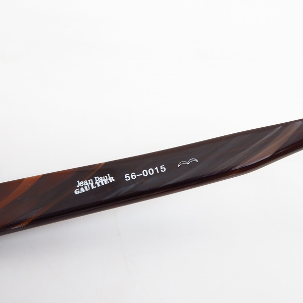 実際に弊社で買取させて頂いたJean Paul GAULTIER/ジャンポールゴルチエ ヴィンテージ サングラス ブラウン 56-0015の画像 4枚目