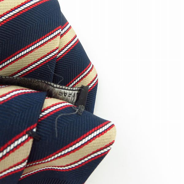 実際に弊社で買取させて頂いたChristian Dior/クリスチャンディオール トロッターロゴ シルク混 ネクタイ の画像 5枚目