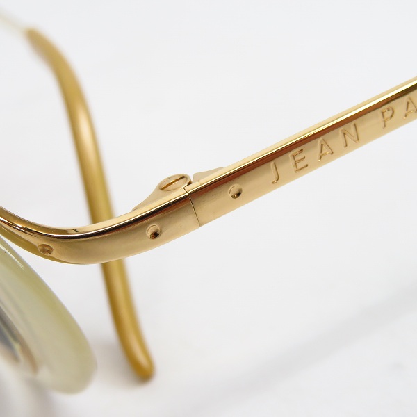 実際に弊社で買取させて頂いたJean Paul GAULTIER/ジャンポールゴルチエ ヴィンテージ サングラス ゴールド 56-7201の画像 7枚目