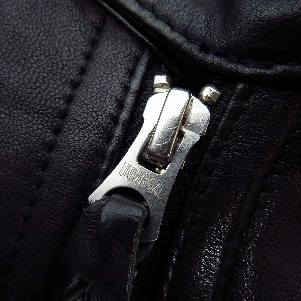 実際に弊社で買取させて頂いたEAUTY&YOUTH/ビューティー&ユース UNITED ARROWS シングルライダースジャケット 1225-199-6610/Mの画像 8枚目