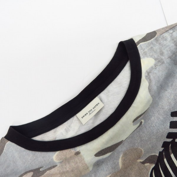 実際に弊社で買取させて頂いたDRIES VAN NOTEN/ドリスヴァンノッテン 転写プリント 半袖Tシャツの画像 4枚目