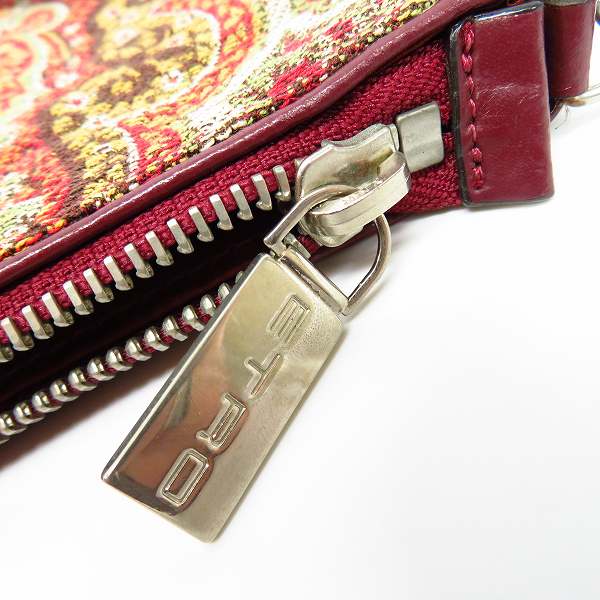 実際に弊社で買取させて頂いたETRO/エトロ ペイズリー柄/総柄 ミニ ワンショルダーバッグの画像 7枚目