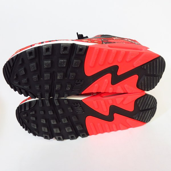 実際に弊社で買取させて頂いたNIKE×atmos/ナイキ×アトモス AIR MAX 90 PRNT エアマックス90 "WE LOVE NIKE" AQ0926-001/26の画像 2枚目