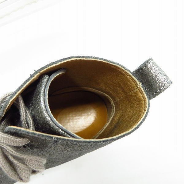 実際に弊社で買取させて頂いたBIRKENSTOCK/ビルケンシュトック BARTLETT SILVER ハイカットスニーカー/36の画像 4枚目