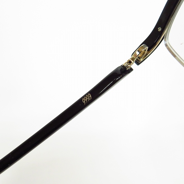 実際に弊社で買取させて頂いた999.9/フォーナインズ 度入り眼鏡 アイウェア/メガネフレーム/M-18 9001の画像 5枚目