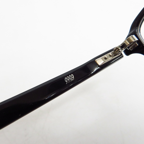 実際に弊社で買取させて頂いた999.9/フォーナインズ フルリム メガネフレーム/眼鏡/アイウェア NP-26の画像 6枚目