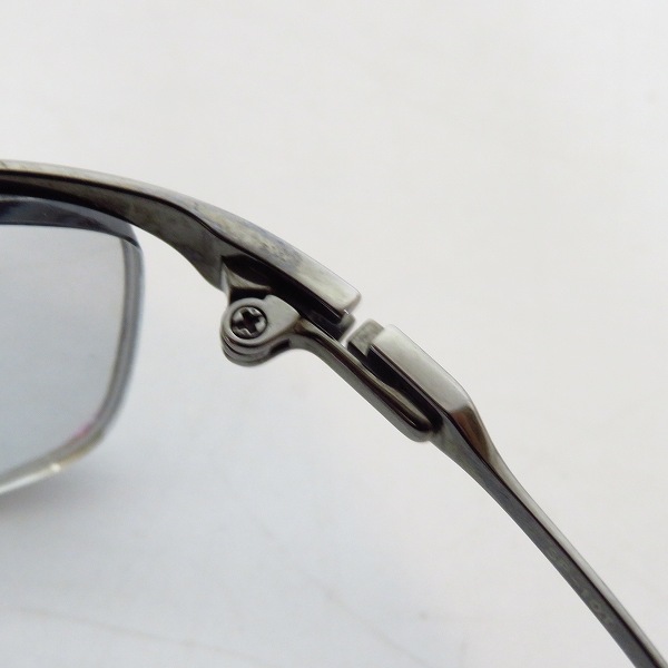 実際に弊社で買取させて頂いた999.9/フォーナインズ メタルフレーム メガネフレーム/度入り眼鏡 SP-10T 12
の画像 6枚目