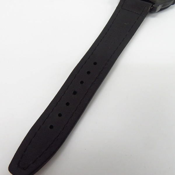 実際に弊社で買取させて頂いたLUMINOX/ルミノックス NIGHT HAWK/ナイトホーク レザーベルト ウォッチ/腕時計 SERIES 3400/F-117【動作未確認】の画像 5枚目