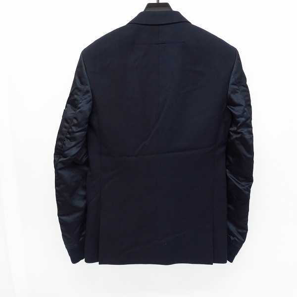 実際に弊社で買取させて頂いた【JPタグ】GIVENCHY/ジバンシー MA-1袖 切替え 2B ジャケット 15S 3242 021/48の画像 1枚目