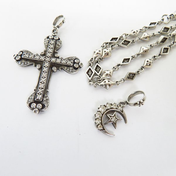 実際に弊社で買取させて頂いた Loree Rodkin/ローリーロドキン バチカンクロス/クレセントムーン/ゴシックチェーン/3点セット