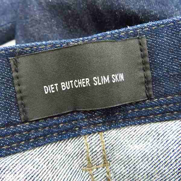 実際に弊社で買取させて頂いたDIET BUTCHER SLIM SKIN/ダイエットブッチャースリムスキン 11AW スリムフィットデニムパンツ size：Oの画像 3枚目