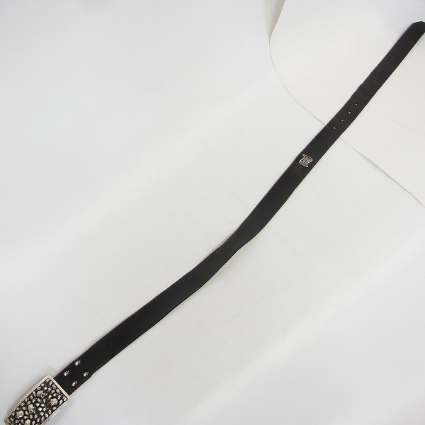 実際に弊社で買取させて頂いたSTANLEY GUESS/スタンリーゲス ストーンアイズ マルチスカル バックル ベルトの画像 5枚目