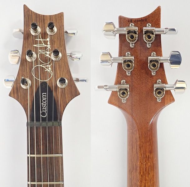 実際に弊社で買取させて頂いた★PRS/Paul Reed Smith/ポールリードスミス Custom 24 VIOLET バードインレイ 2014年製 ハードケース付 の画像 3枚目