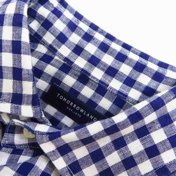 実際に弊社で買取させて頂いたBLACK FLEECE by Brooks Brothers/TOMORROWLAND チェック柄 長袖シャツ Size：BB00/XS 2点セットの画像 2枚目