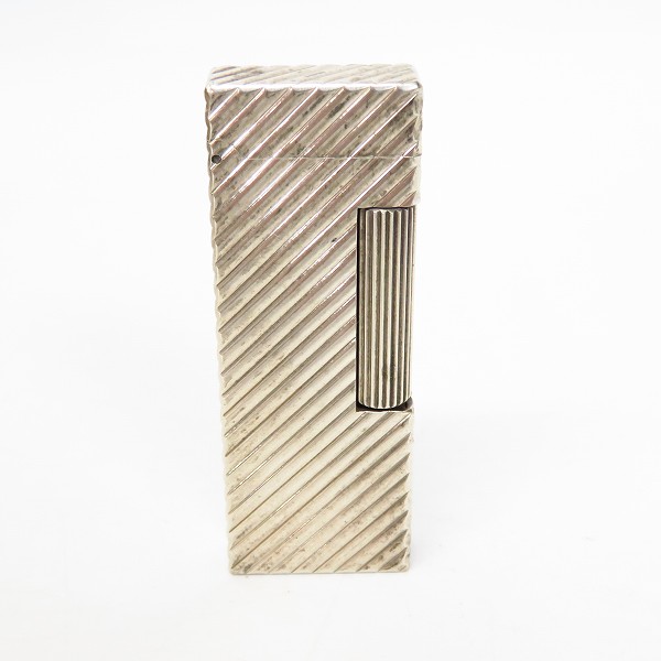 実際に弊社で買取させて頂いたdunhill/ダンヒル 斜柄 サイドローラー ガスライター シルバー