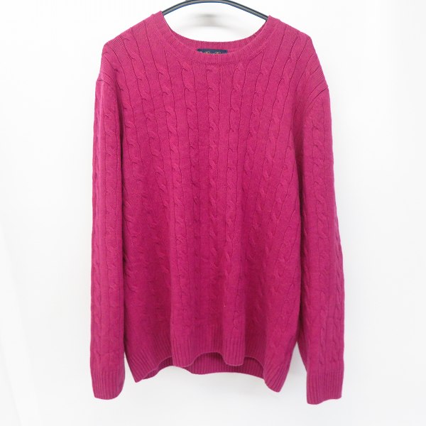 実際に弊社で買取させて頂いたBROOKS BROTHERS/ブルックス ブラザーズ カシミア セーター/XL