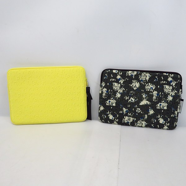 実際に弊社で買取させて頂いた【未使用】MARC BY MARC JACOBS/マークバイマークジェイコブス PC タブレットケース M0003461/M0001053A 2点セットの画像 1枚目