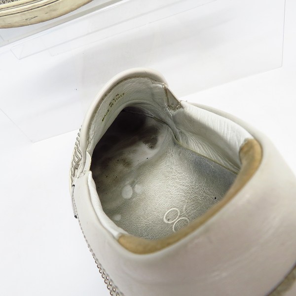 実際に弊社で買取させて頂いたJimmy Choo/ジミーチュウ スタッズ スタッズスリッポン/41.5の画像 7枚目