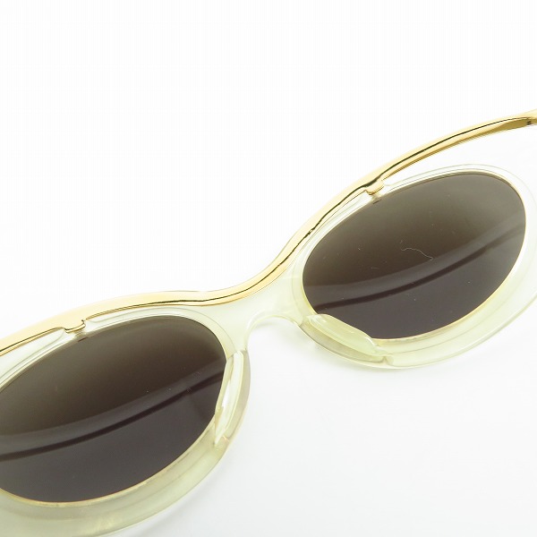 実際に弊社で買取させて頂いたJean Paul GAULTIER/ジャンポールゴルチエ ヴィンテージ サングラス ゴールド 56-7201の画像 3枚目