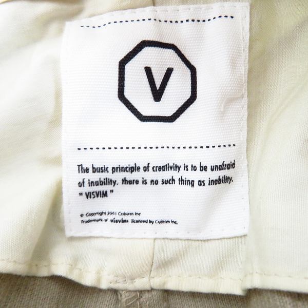 実際に弊社で買取させて頂いた visvim/ビズビム コーデュロイ パンツ/Sの画像 3枚目