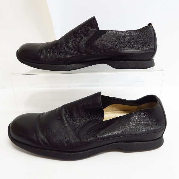 実際に弊社で買取させて頂いたCoSTUME NATIONAL HOMME/コスチュームナショナルオム レザースリッポンシューズ/7の画像 3枚目