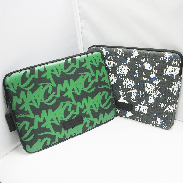 実際に弊社で買取させて頂いた【未使用】MARC BY MARC JACOBS/マークバイマークジェイコブス PC タブレットケース M0001053A/M0003723 2点セット