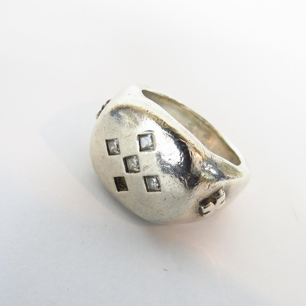 実際に弊社で買取させて頂いたLoree Rodkin/ローリーロドキン ストーンクロスリング 26号