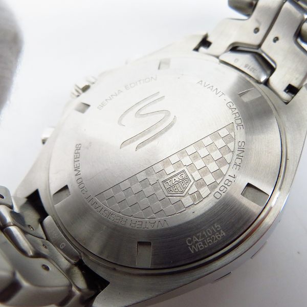 実際に弊社で買取させて頂いた【ギャラ付き】TAG Heuer/タグホイヤー フォーミュラ１ アイルトン・セナ エディション CAZ1015【動作未確認】の画像 3枚目
