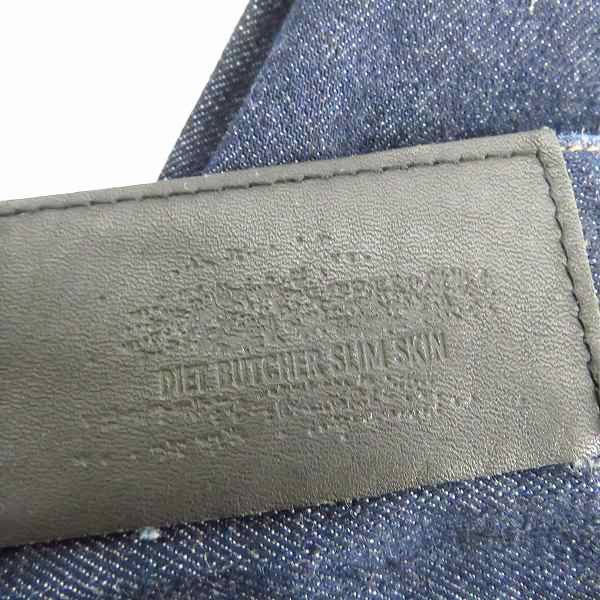 実際に弊社で買取させて頂いたDIET BUTCHER SLIM SKIN/ダイエットブッチャースリムスキン 11AW スリムフィットデニムパンツ size：Oの画像 2枚目