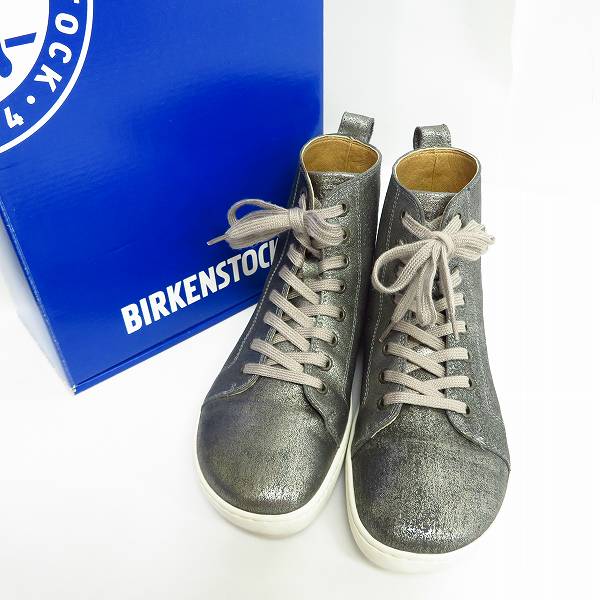 実際に弊社で買取させて頂いたBIRKENSTOCK/ビルケンシュトック BARTLETT SILVER ハイカットスニーカー/36