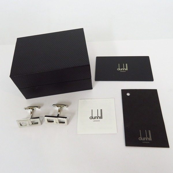 実際に弊社で買取させて頂いた【ギャラ付】dunhill/ダンヒル カフス JSD3268Kの画像 6枚目