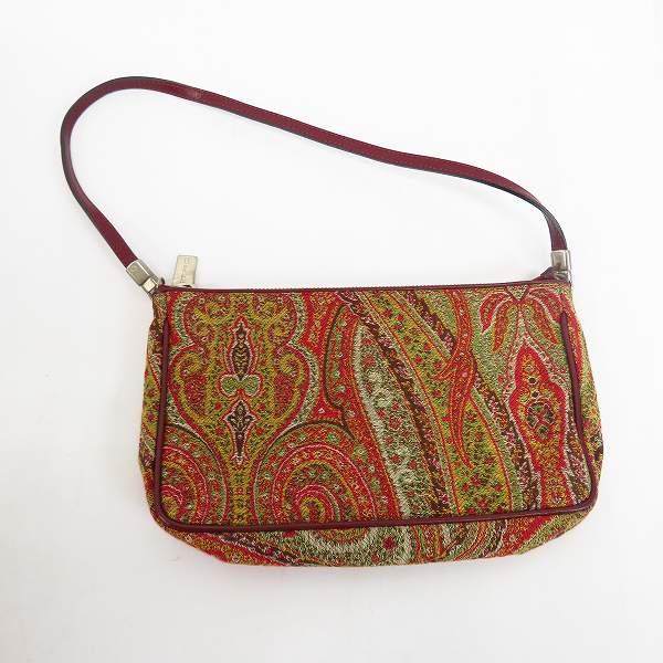 実際に弊社で買取させて頂いたETRO/エトロ ペイズリー柄/総柄 ミニ ワンショルダーバッグの画像 1枚目