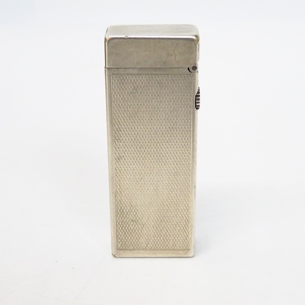 実際に弊社で買取させて頂いたdunhill/ダンヒル ダイヤカット サイドローラー ガスライター シルバー メッシュの画像 1枚目