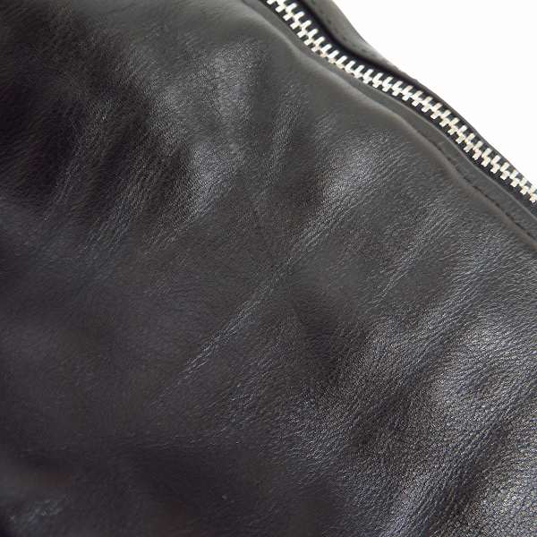 実際に弊社で買取させて頂いたGOLDEN GOOSE DELUXE BRAND/ゴールデングース ダブルライダースジャケット G28MP537 A7/Mの画像 9枚目