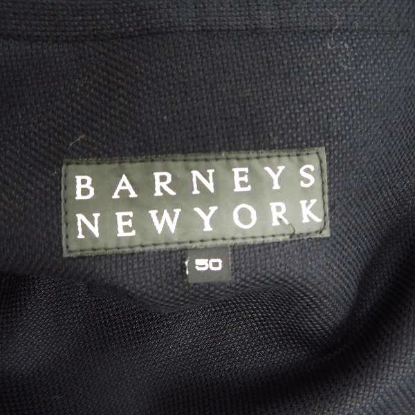 実際に弊社で買取させて頂いたBARNEYS NEWYORK/バーニーズニューヨーク ウール ニットテーラードジャケット/50の画像 2枚目