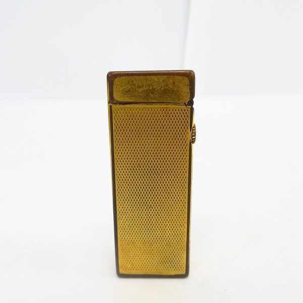 実際に弊社で買取させて頂いたdunhill/ダンヒル ダイヤモンドカット サイドローラー ガスライター ゴールドの画像 1枚目