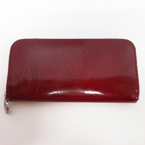 実際に弊社で買取させて頂いたCartier/カルティエ ハッピーバースデー ラウンドファスナー長財布 L3001283