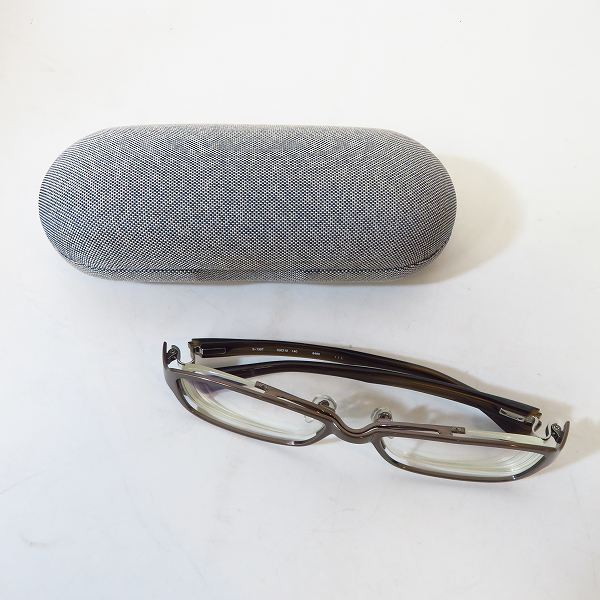 実際に弊社で買取させて頂いた999.9/フォーナインズ メガネフレーム アイウェア S-130Tの画像 9枚目
