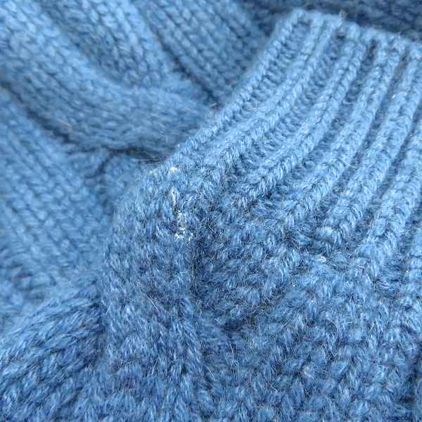 実際に弊社で買取させて頂いたEDIFICE/エディフィス カシミヤ ケーブルニット セーター/Sの画像 5枚目