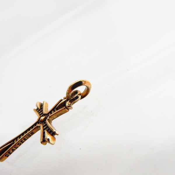 実際に弊社で買取させて頂いたDEAL DESIGN/ディールデザイン K10 ヘリテイジクロス ペンダントトップの画像 3枚目