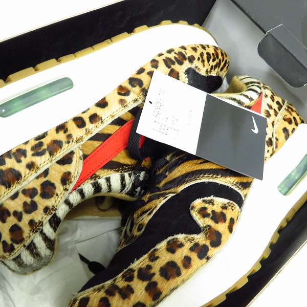 実際に弊社で買取させて頂いたNIKE×ATOMOS/ナイキ×アトモス AIR MAX 1 DLX/エアマックス サファリパック 2.0 AQ0928-700/25cmの画像 7枚目