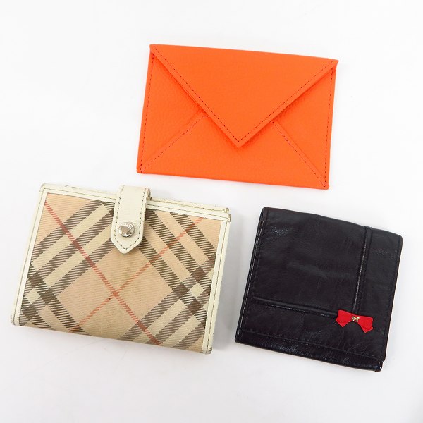 実際に弊社で買取させて頂いた【おまとめ11点】コーチ/バーバリー/ヴィヴィアンウェストウッド/ニナリッチ他 財布/スマホーケース/マフラー 等の画像 3枚目