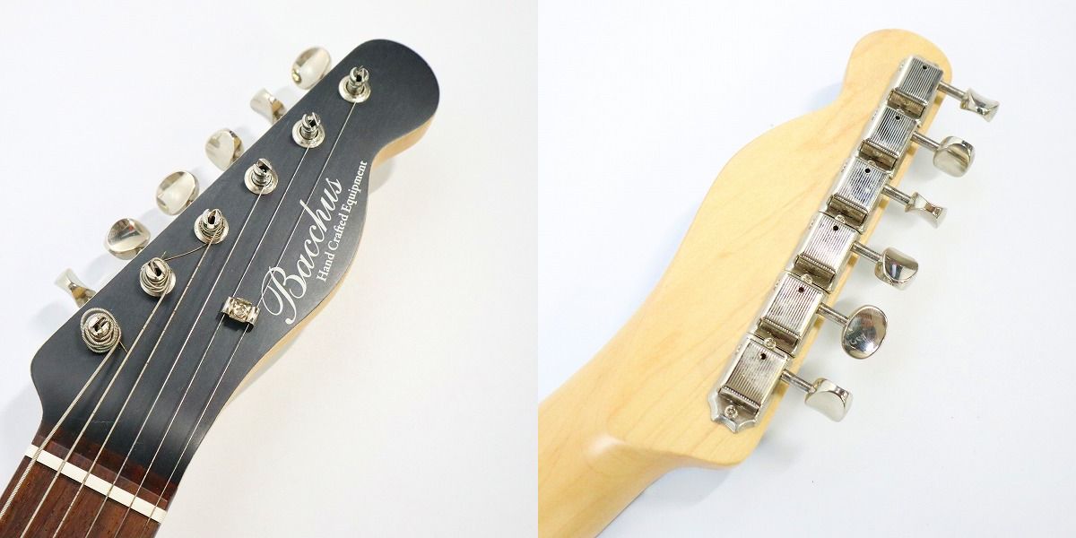 実際に弊社で買取させて頂いた★Bacchus/バッカス BTL-ASH テレキャスタータイプ エレキギター ソフトケース付きの画像 2枚目
