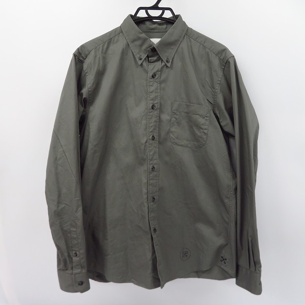 実際に弊社で買取させて頂いたuniform experiment/ユニフォームエクスペリメント GABARDINE EMBROIDERY ボタンダウンシャツ UE-192015/3