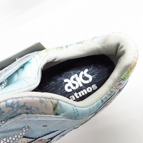 実際に弊社で買取させて頂いた【未使用】ASICS TIGER/アシックスタイガー× ATMOS/アトモス  GEL-LYTE III WORLD MAP SKY/PCT/世界地図 1191A197-400/28.5の画像 4枚目