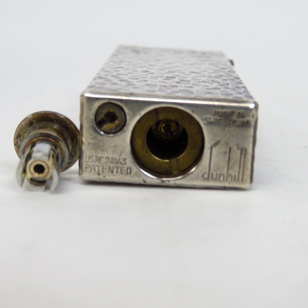 実際に弊社で買取させて頂いたdunhill/ダンヒル タタキ加工 サイドローラー ガスライター シルバー の画像 2枚目