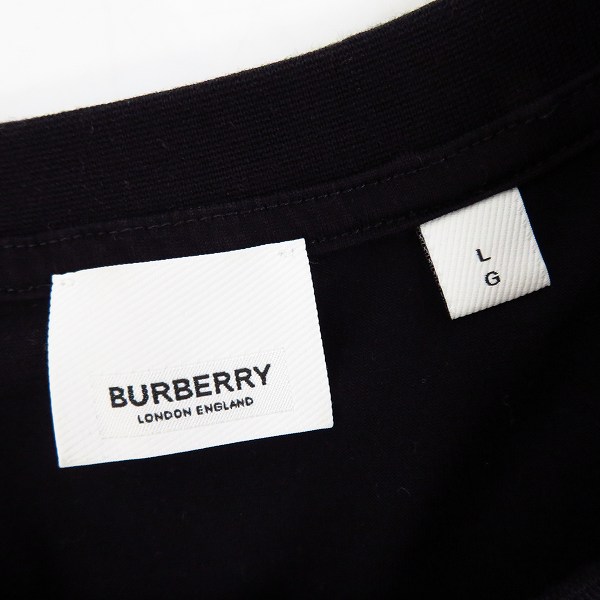 実際に弊社で買取させて頂いたBURBERRY/バーバリー 20AW ロゴ 半袖 Tシャツ 8026016/Lの画像 2枚目