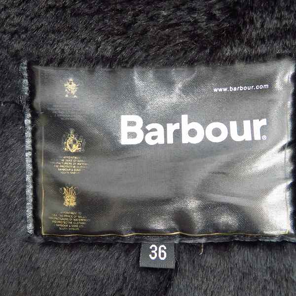 実際に弊社で買取させて頂いたBarbour/バブアー SL Fur Liner リバーシブル フェイクファーライナーベスト/36の画像 4枚目
