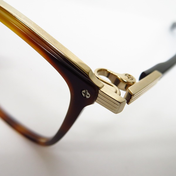 実際に弊社で買取させて頂いた999.9/フォーナインズ フルリム 眼鏡/メガネ フレーム アイウェア M-100の画像 7枚目